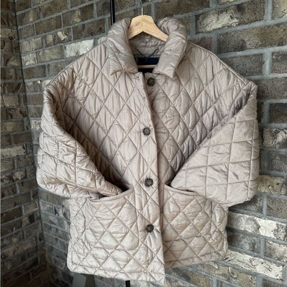 Lucky Brand Button Front Diamond Quilt Chore Jacket Size XL - Picture 13 of 14